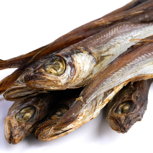 Getrockneter blauer Wittling für Hunde (90g oder 500g)