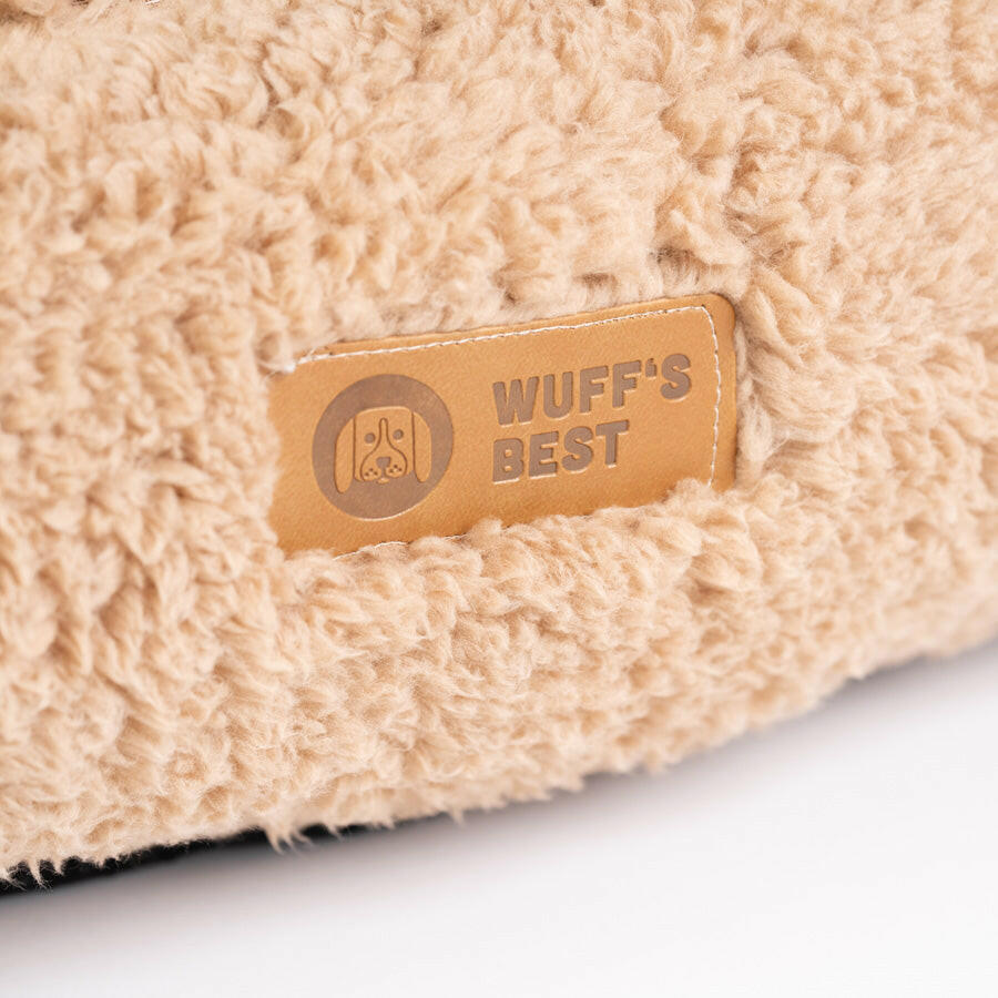 Sally Hundebett Größe XL – 95 X 115 Cm, Hellbeige/beige, Wasserdicht & Mit Memory-Schaum