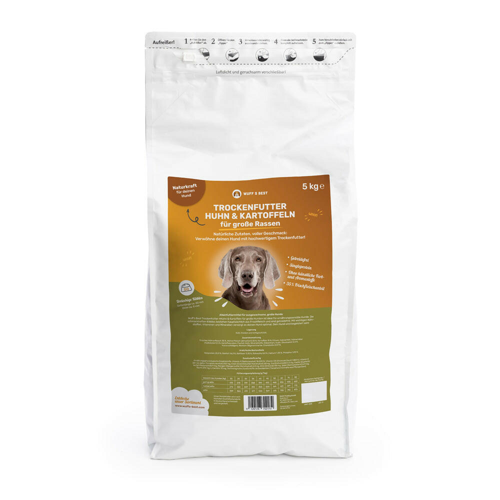 WuffsBest_Hundefutter_Huhn&Kartoffeln_grosse_Rassen_5kg