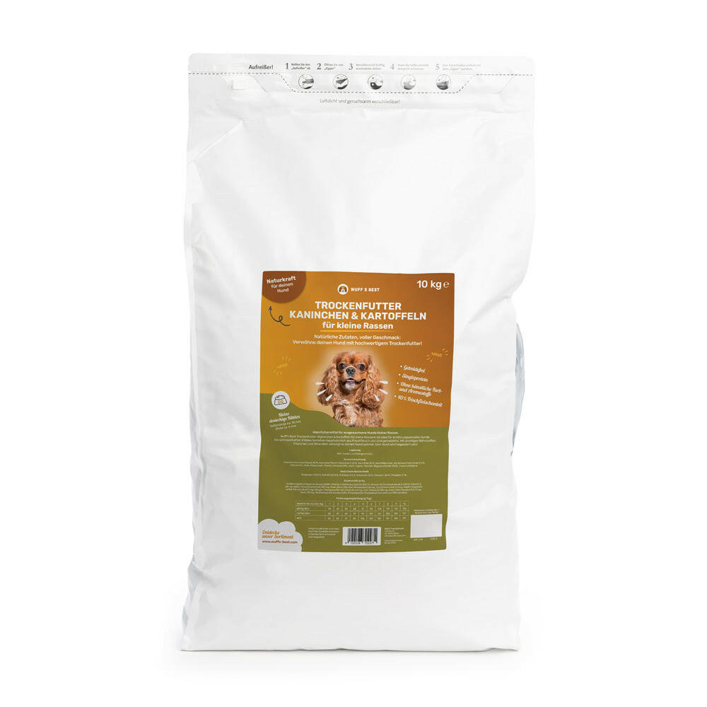 WuffsBest_Hundefutter_Kaninchen&Kartoffeln_kleine_Rassen_10kg