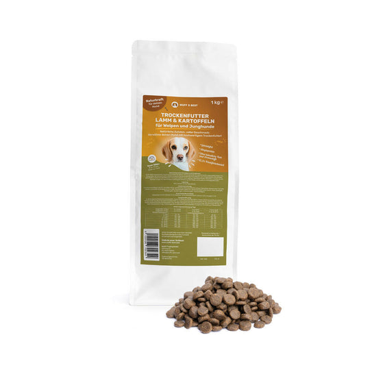 WuffsBest_Hundefutter_Lamm&Kartoffeln_Junghunde_1kg_Futter