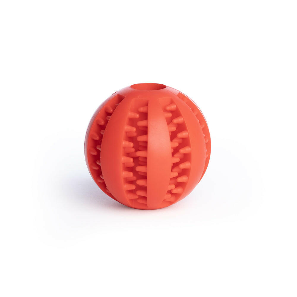 Zahnball Hund (rot) Größe L (68 mm)